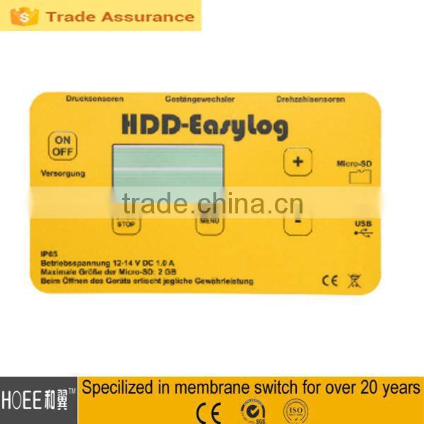 High Quality Custom Colorful Control Membrane Keypad Panel with clear window