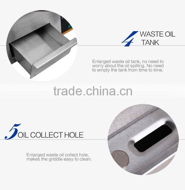 CH-851 Commercial Electric Griddle with Fryer