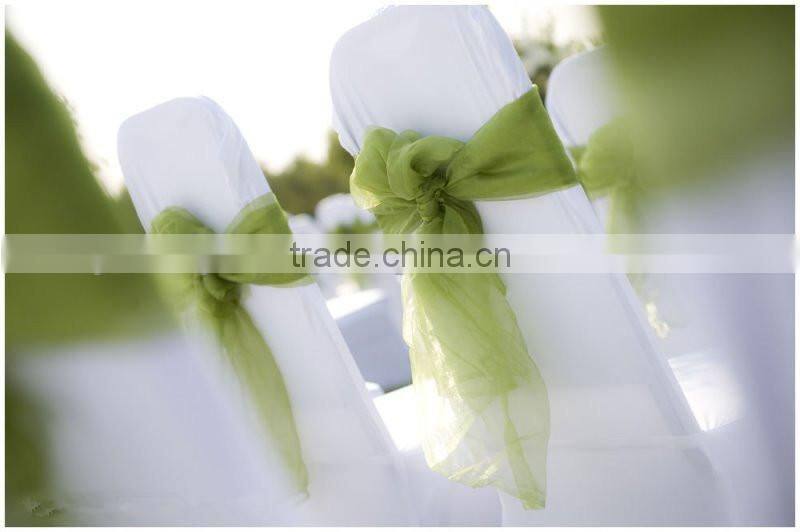 Customized Colorful Wholesale Organza Chair Sash