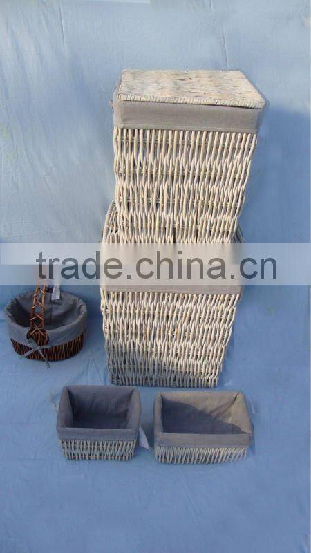 2012 Hotest selling Natural Color Storage rattan basket