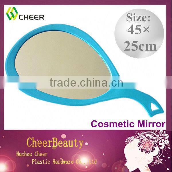 Double Sided Cosmetic Cheap Plastic Mirror CM009/mirror folding kit /metal compact mirror