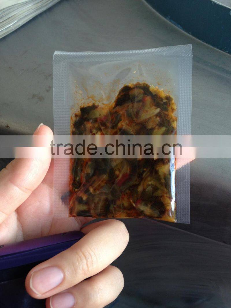 small food vacuume packing plastic bag packing sealing machine