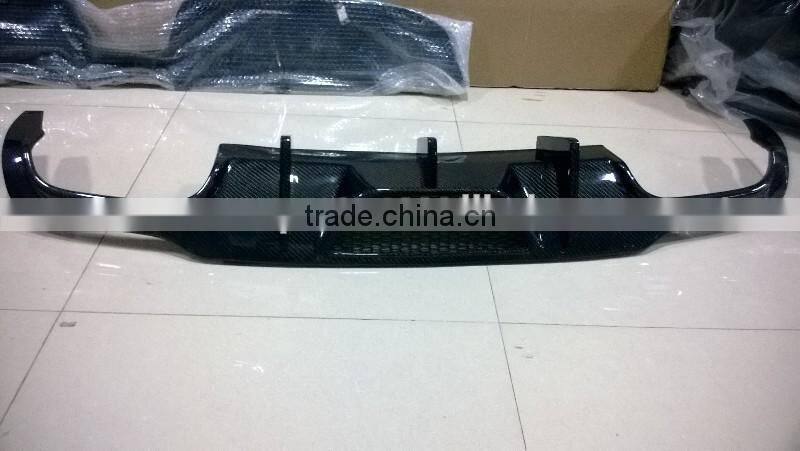 High quality Carbon fiber w204 V design diffuser rear lip for MB C-CLASS w204 c63 and AMG sport 2012~