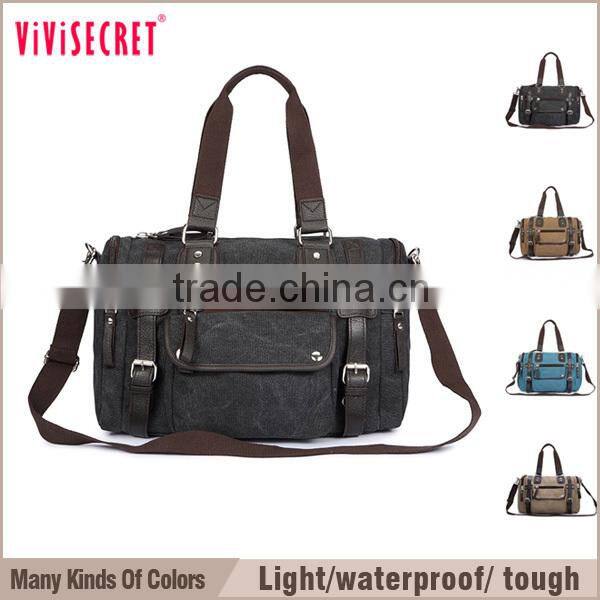 vivisecret Outdoor Sports Casual Canvas Backpack Crossbody Sling Bag Shoulder Bag Chest Bag for Men