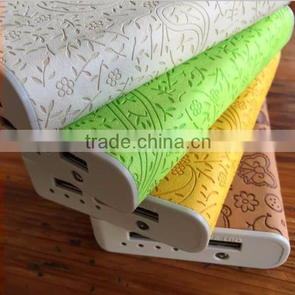high quality PU Leather Tablet Cell Phone Battery Bank 2600mah