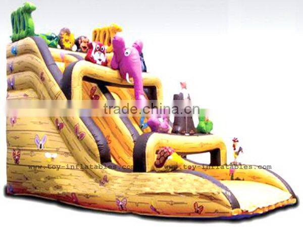 Classic design cheap inflatable noah's ark slide