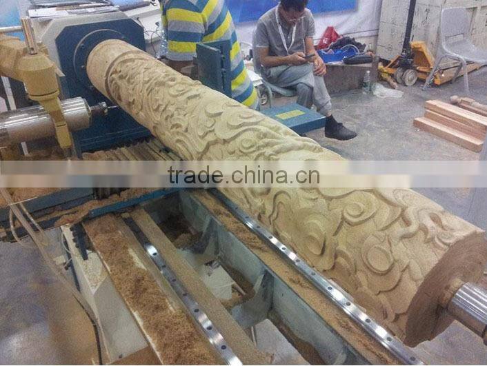automatic wood turning copy lathe for sale CNC2504SA CNC wood lathe