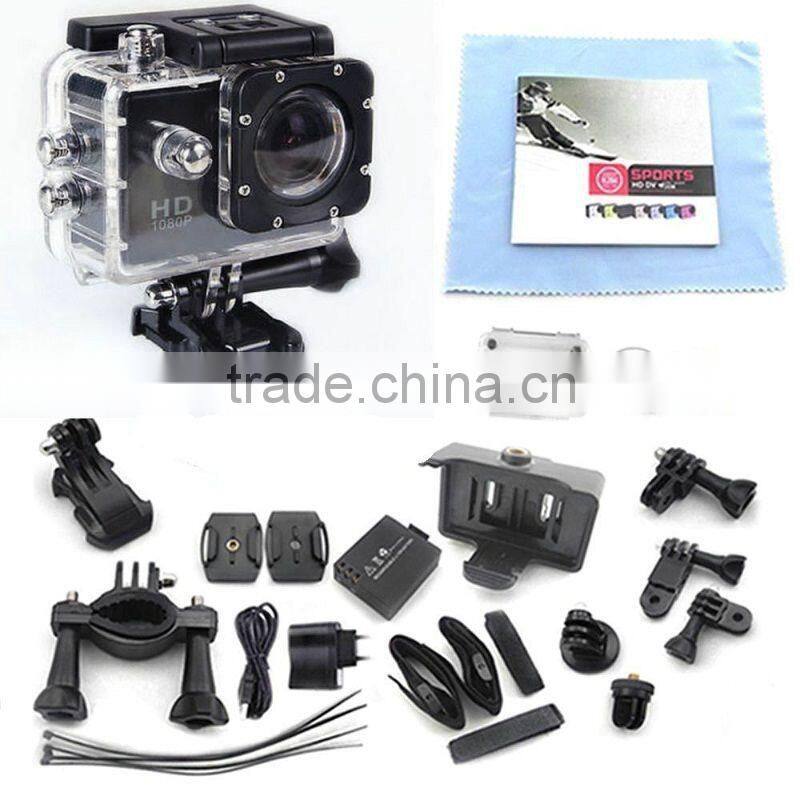 Full HD SJ4000 1080P 12MP Car Cam Sports DV Action Waterproof Camera Black