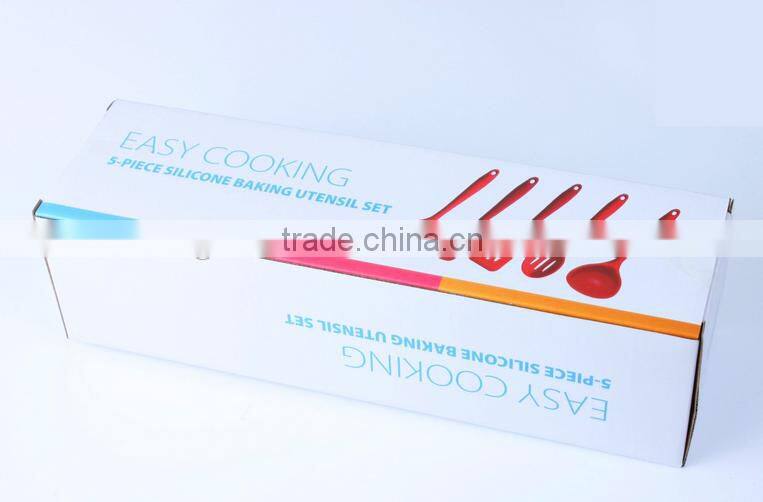 Funny Silicone Cooking Set Kitchen Utensil Set of 5