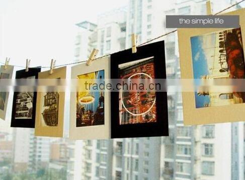 Standing Paper Photo Frame Mini Frame Single Tabletop Frame folding paper photo frame