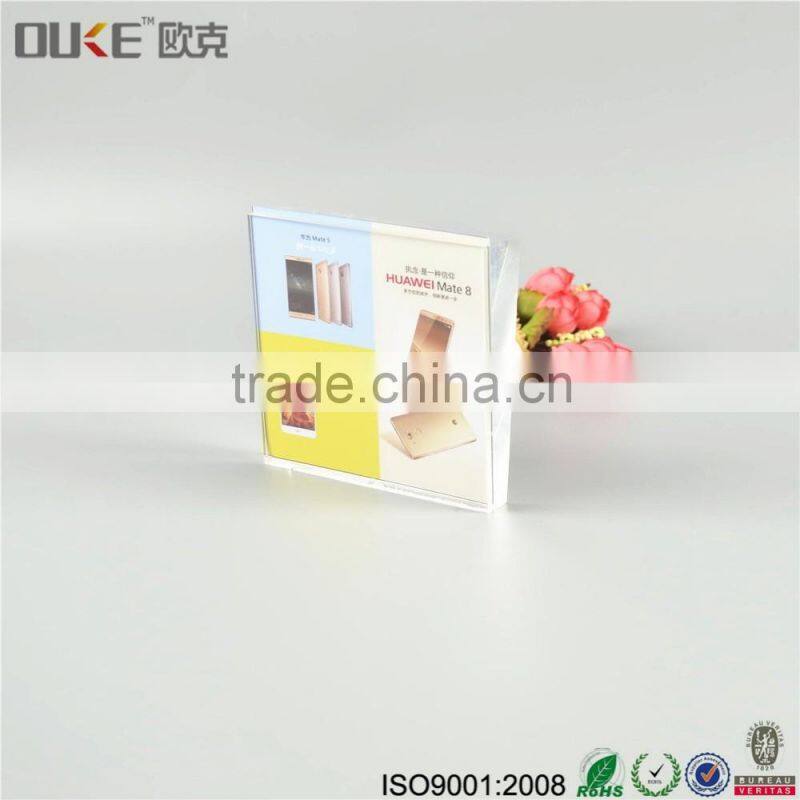 new style promotion luxury clear acrylic photo block