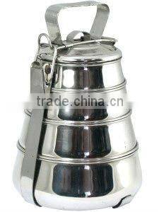 Stainless Steel Pyramid Tiffin