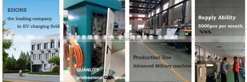 32A IEC 62196-2 Male Plug Charging Station End For Electric Vehicle Charging