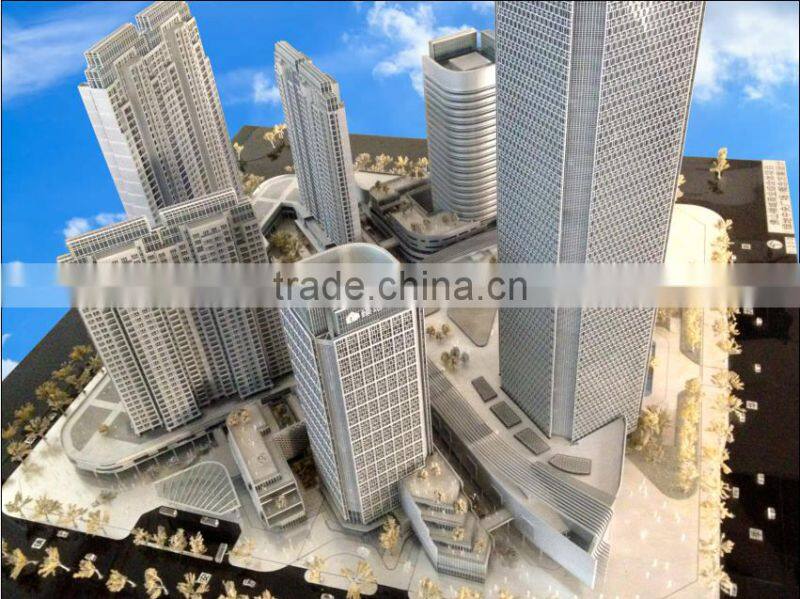 Scale model for commercial business building model making from China supplier