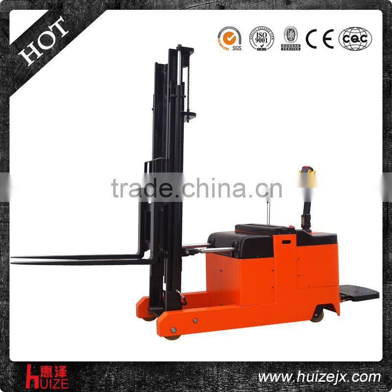 1t 1600mm single mast mini telescopic reach stacker lifters