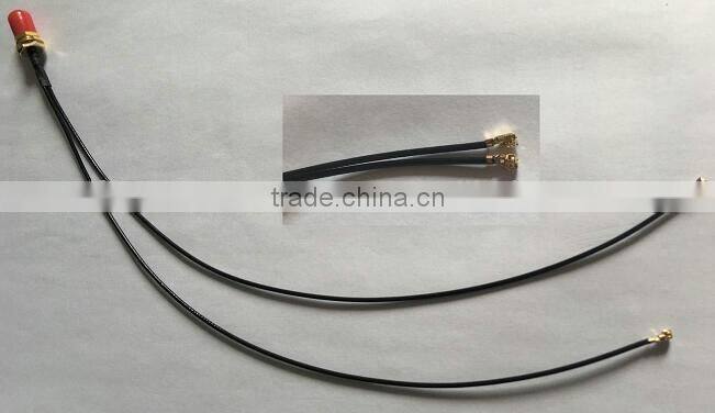 1.37mm pigtail cable assembly SMA female to IPX IPEX rf jumper cable