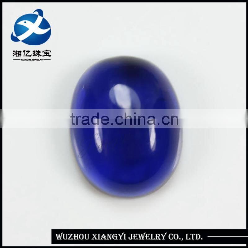 High Temperature Resistant For heat corundum blue sapphire cabochon gemstone wholesale