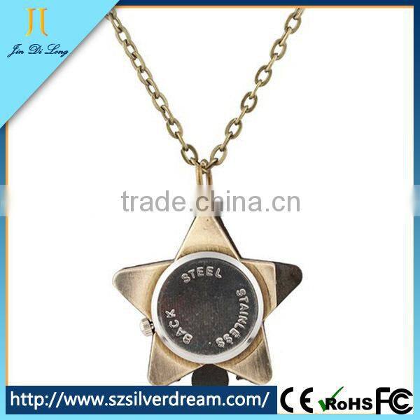 Alloy Star Design Custom Pocket Watches