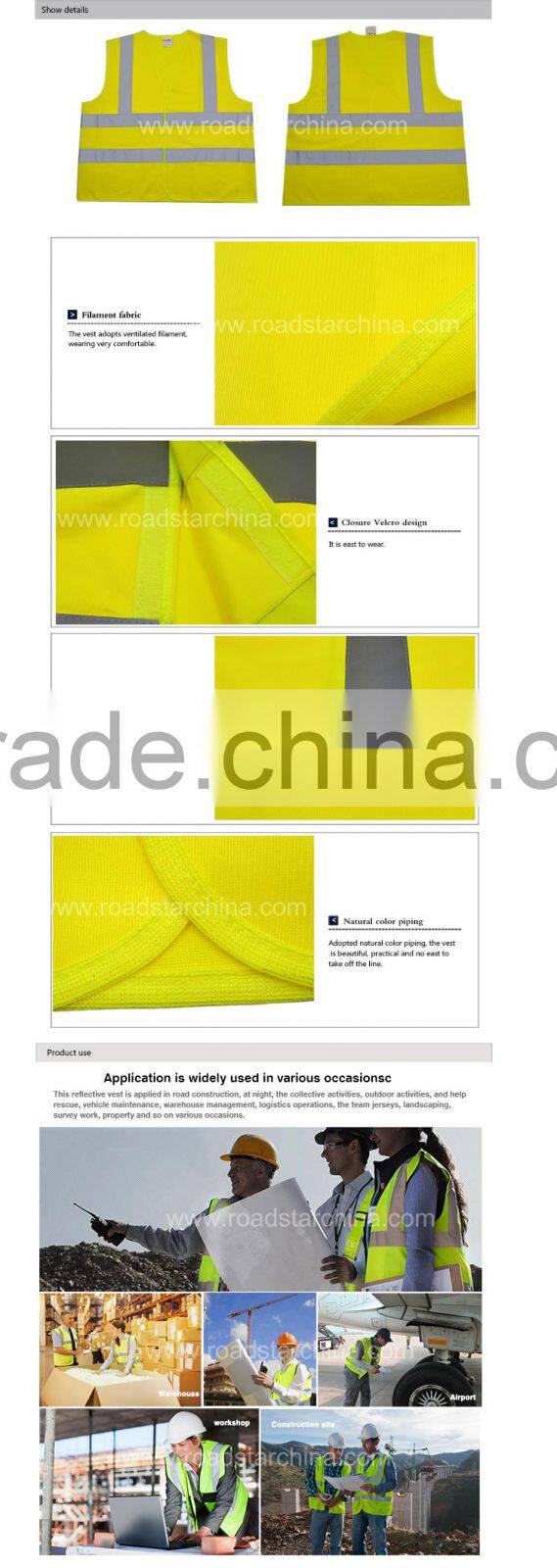 chalecos reflectantes amarillos