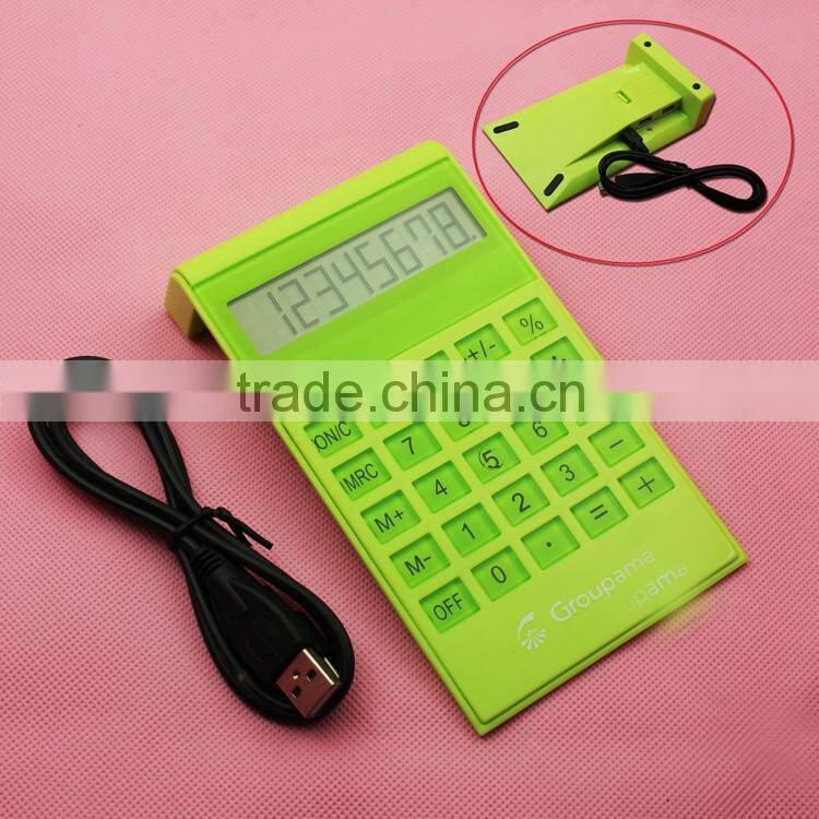 12 digits dual power desktop calculator