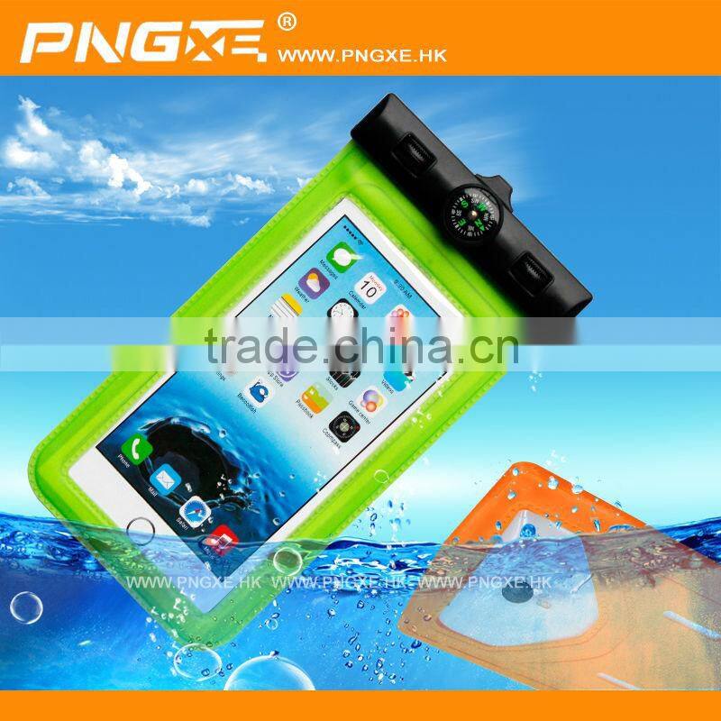 2015 New arrival waterproof bag cover for 4.2"-5.5'' smartphone
