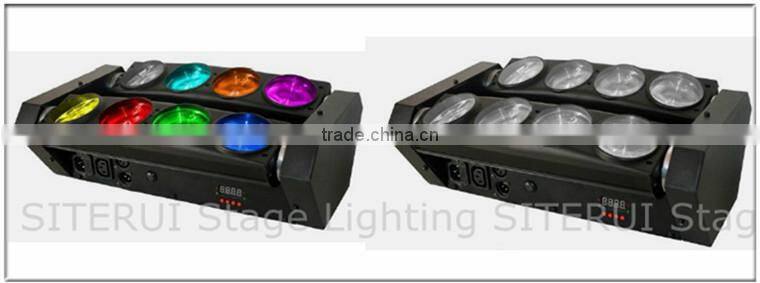 8pcs*10w RGBW 4in1LED spider light stage lighting new product