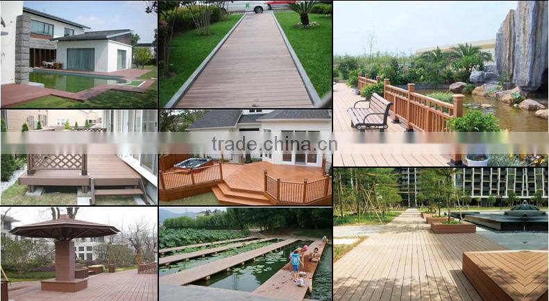 Easy cleaning wood plastic composite WPC floor/wood core wpc /WPC decking