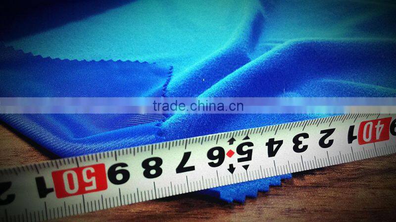 100% Polyester Shining Brushed Velent Fabric from China Supplier