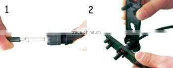 Solar panel electrical connector