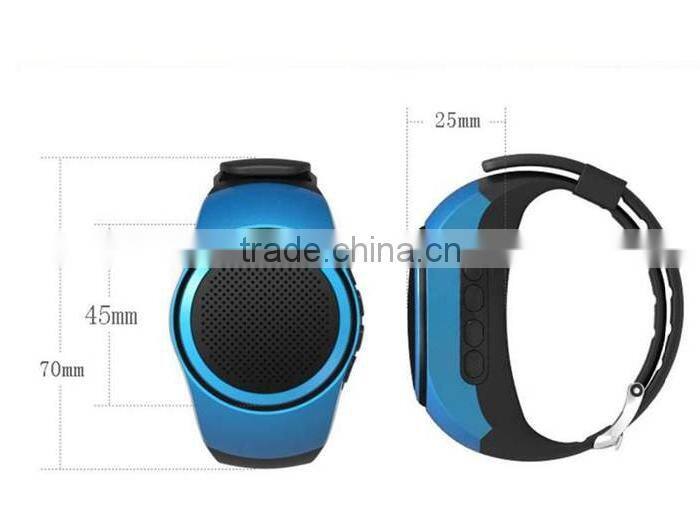 B20 Bluetooth Speaker movement Music watch Portable Mini Watch Bluetooth 2.1+EDR Sport Speaker TF Card FM Audio Radio Speakers