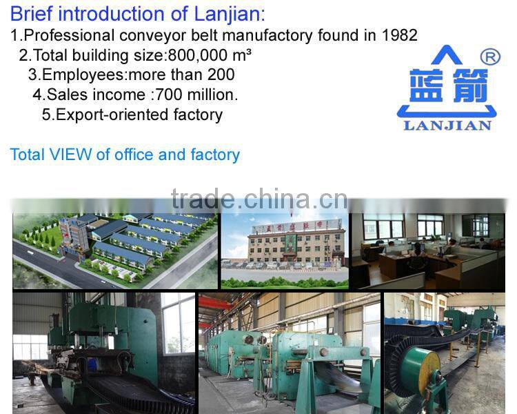 Tear resistant steel cord conveyor belt, Curve conveyor belt, Heavy duty conveyor belt for recycling