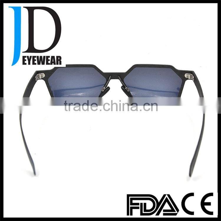 High Quality Custom logo Fashion Novel polygonal frame Carbon Fiber Eyeglasses