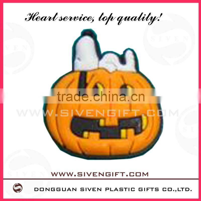 Low price pretty cat shape shoe decoration/sof pvc shoe decoration