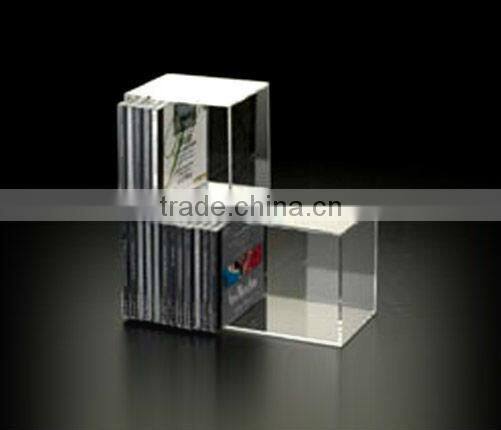 customized acrylic cd storage rack 3 slots