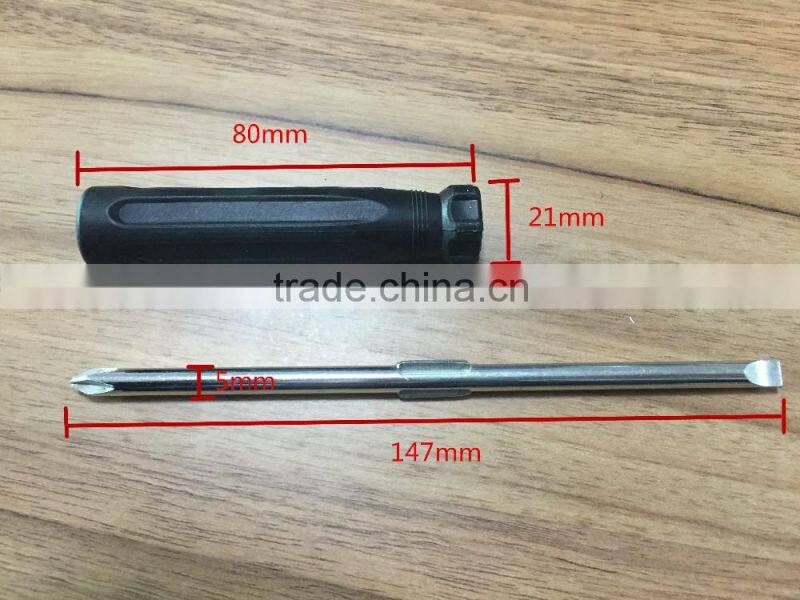155mm Mini screwdriver 2 in 1 phillips slotted screwdriver