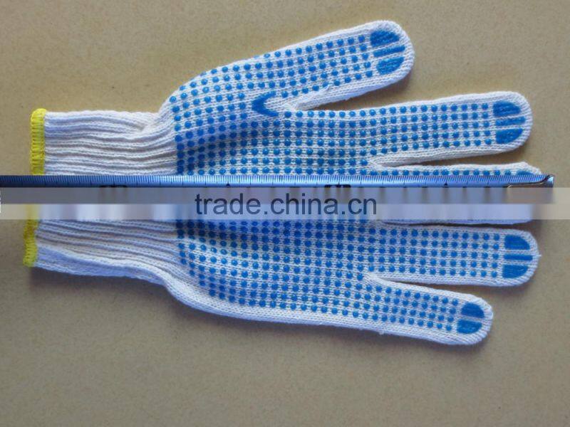 BSSAFETY 2016 wholesale pvc dotted safety work glove