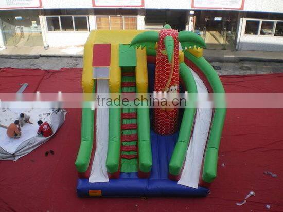 2016 double slide/cheap inflatable slides