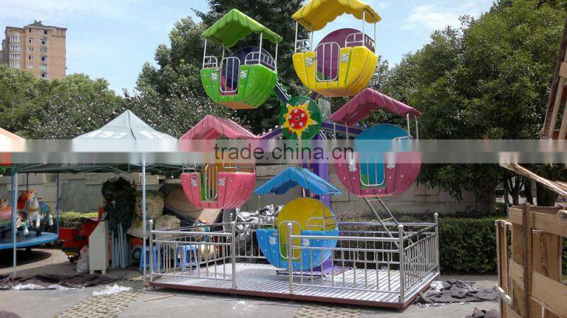 Cheap Kiddie mini ferris wheel with 10 seats