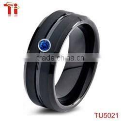 tungsten carbide ring inlay abalone engagement ring, fashionable abalone rings