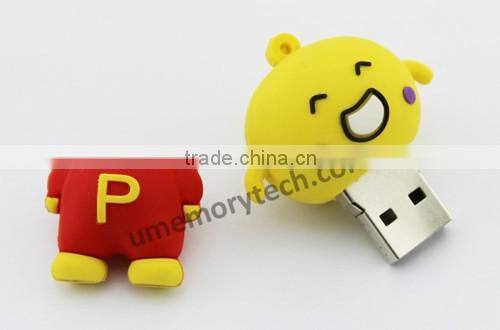 2016 PP Ap cute doll zip drive to usb2.0 thumb usb 1gb 2gb 8gb 16gb