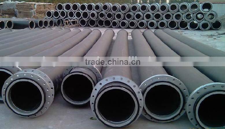 EN 10219 Double Flanged SAWH Steel Pipe / Dredging Pipe