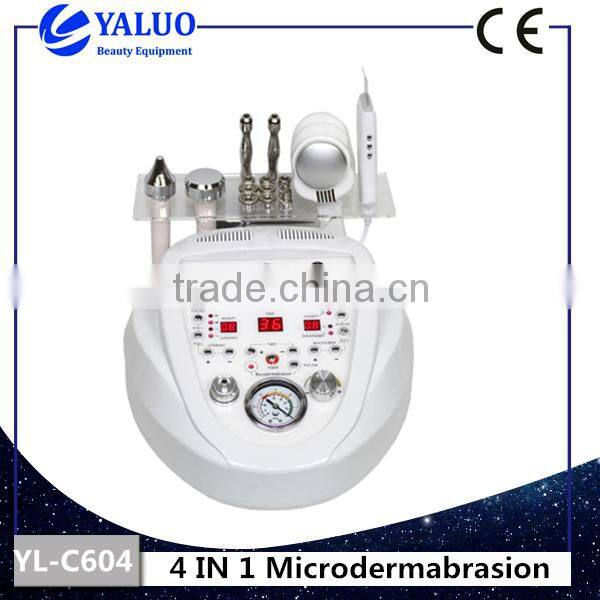 YL-C604 (4 in1)CE-Approved White Microdermabrasion Skin Rejuvenation machine