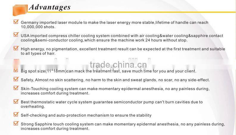 Top quality Vertical Beauty Machine 808nm Diode Laser hair removal skin soften