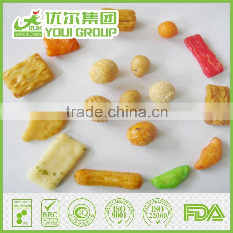 Chilli Flavor Rice Crackers and Coated Peanuts Mix 5a