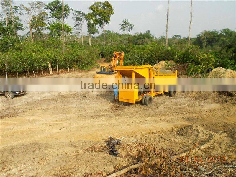 compost tumbler screening machine