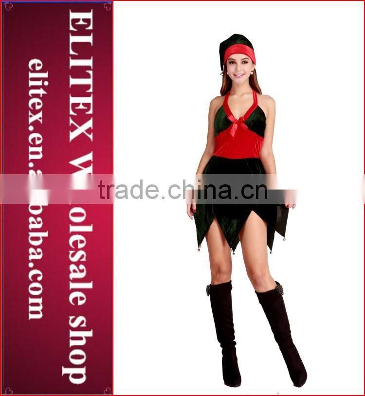 High-quality wholesale hot fashion unique woman blue christmas snowman costume