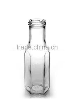 250ml Hexagon Sauce Bottle with Caps