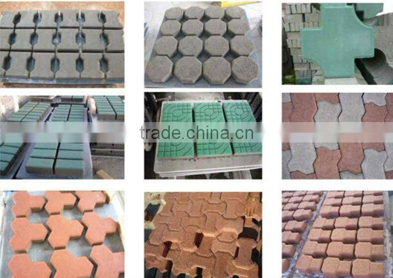 QTJ4-26C concrete brick making machine in Zambia