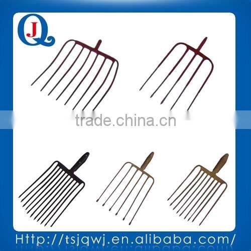 Fork head JQ115b with four tines for garden and farm