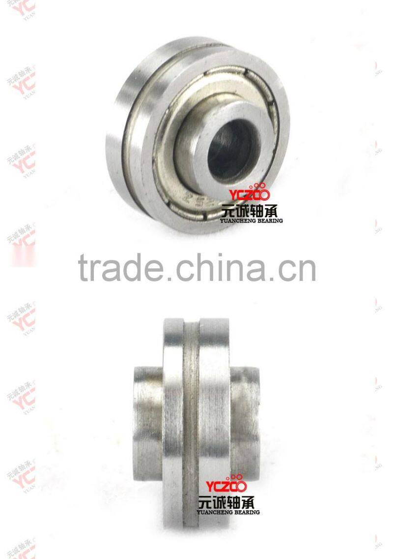 Wheel with bearing for aluminum furniture